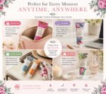 Laura Ashley 7-Piece Travel Hand Cream Set for Dry Skin - Image 2