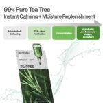 MEDIHEAL Teatree Face Masks: 10pcs Calming, Hydrating, Vegan. - Image 3