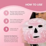 CryoChill Ice Beaded Face Mask: Reusable Relief for Puffiness & Headaches - Image 3