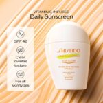 Shiseido SPF 42 Invisible Sunscreen with Vitamin C, No-Shine Formula - Image 2