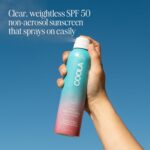 COOLA SPF 50 Organic Sunscreen Spray, Vegan Guava Mango Formula - Image 2