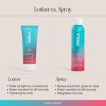 COOLA SPF 50 Organic Sunscreen Spray, Vegan Guava Mango Formula - Image 3