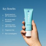 COOLA Organic SPF 50 Face Sunscreen: Vegan, Gluten-Free, Fragrance-Free. - Image 2