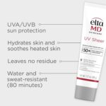 EltaMD UV Sheer Sunscreen SPF 50+: No White Cast, Hydrating Protection. - Image 3