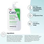 CeraVe Hydrating Foam Cleanser: Makeup Remover for Dry Skin - Image 4