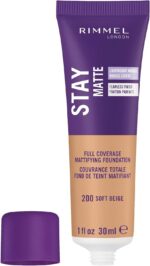 Rimmel London Stay Matte Liquid Mousse Foundation - Soft Beige - Image 2
