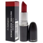 MAC Retro Matte Lipstick Ruby Woo, 0.10 Oz, Multicolor - Image 4