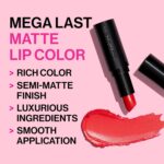 Wet n Wild Mega Last Matte Lip Color: Nourishing, Long-Lasting, Vegan. - Image 3
