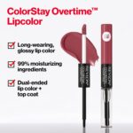 Revlon ColorStay Overtime Lipstick: Long-lasting, Dual-ended, Moisturizing. - Image 3