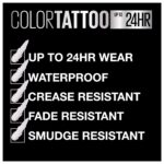Maybelline Color Tattoo Cream Eyeshadow, Waterproof & Blendable 0.14 Oz - Image 5