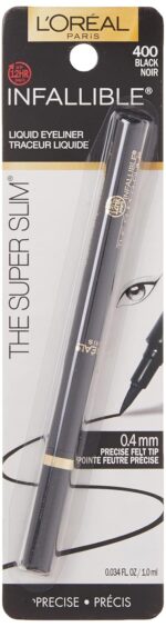 L'Oreal Paris Infallible Liquid Eyeliner: Ultra-Fine, Long-Lasting Black - Image 2