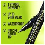 Maybelline Tattoo Studio Ink Pen: Waterproof 24-Hour Eyeliner, Jet Black - Image 3