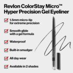 Revlon Gel Eyeliner: Waterproof, Longwearing, Precision Tip, Black - Image 2