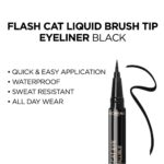 L'Oreal Paris Infallible Flash Cat Eye Waterproof Eyeliner, Black - Image 4