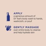 Dr Teal's Epsom Salt Body Wash with Shea & Almond Oil - Image 3