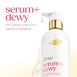 Dove Serum+ Shower Oil: Hydrating Body Wash with Coconut & Geranium - Image 3