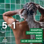 Irish Spring 5-in-1 Body Wash: Moisturizer, Shampoo, Deodorant, 30 fl oz - Image 3