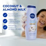 NIVEA Coconut Almond Body Wash with Nourishing Serum, 20 Fl Oz - Image 3