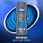 Dial 3-in-1 Body, Hair, Face Wash: Refreshing Clean, Blue Sage - Image 4