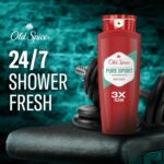 Old Spice 24 oz Men’s Body Wash: Long-Lasting Freshness, Pure Sport. - Image 3