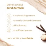 Dove Vanilla Sugar Scrub: Exfoliates, Nourishes for Radiant Skin - Image 3