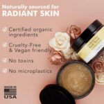 Organic Vanilla Coconut Body Scrub: Moisturizing Exfoliator for Sensitive Skin - Image 3
