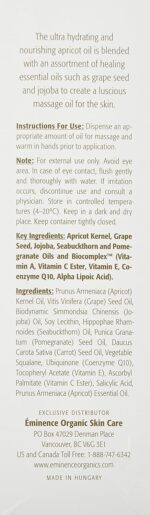Eminence Unisex Apricot Body Oil - 8.2 oz Size - Image 3