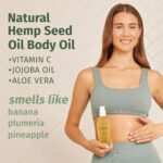 Hempz Floral Banana Body Oil for Scars and Dry Skin - Image 3