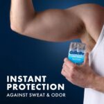 Gillette Men's Antiperspirant: 72HR Protection, Clear Gel, Cool Wave. - Image 4