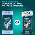 Degree Men Advanced Antiperspirant: Everest 72-Hour Protection, 2-Pack. - Image 3