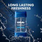Gillette Men's Antiperspirant: 72-Hour Protection, Cool Wave, Clear Gel - Image 5