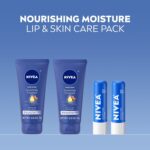 NIVEA Essential Skin Care Set: Hand Cream and Lip Balm - Image 2