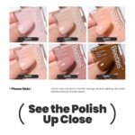 Beetles 6-Piece Nude Nail Polish Set - Fast-Drying, Glossy Finish - Image 4