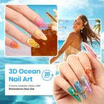 Beetles Summer Gel Nail Polish Kit: 36 Neon Colors & Accessories - Image 4