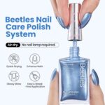 Beetles Pearl Blue Quick-Dry Nail Polish - Romantic Shine 0.51Fl Oz - Image 3
