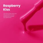 Beetles Raspberry Kiss HEMA-Free Hot Pink Gel Nail Polish 15ML - Image 3