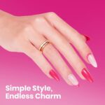 Beetles Raspberry Kiss HEMA-Free Hot Pink Gel Nail Polish 15ML - Image 4