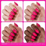 Beetles Raspberry Kiss HEMA-Free Hot Pink Gel Nail Polish 15ML - Image 5