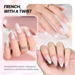 Beetles French Tip Gel Polish Set: DIY Manicure Kit for Women - Image 3