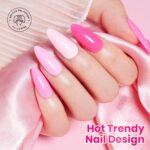 Beetles Summer Pink Gel Polish Set: 6 Colors, Long-Lasting - Image 5
