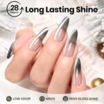 Beetles Cascade Silver Cat Eye Gel Polish - 15ML Glitter - Image 4