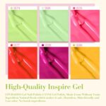 CANNI 9ml HEMA-Free Gel Nail Polish Set: 6 Bright Colors - Image 3