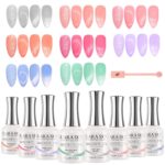 Kiara Sky Cat Eye Gel Polish - Silver White Magnetic Finish - Image 5