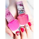 Hello Kitty Kids Nail Polish Set: 8 Scented Bottles & Stickers - Image 3