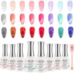 Kiara Sky Hot Pink Cat Eye Gel Nail Polish 15ml - Image 4