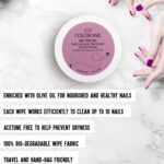 Colorbar Rainbow Bouquet Nail Remover Wipes—Biodegradable & Handbag-Friendly - Image 3