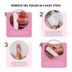 Red Carpet Manicure Gel Polish Remover Foil Wraps – 100 Count - Image 4