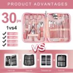 30-in-1 Manicure Set: Complete Travel Nail Clipper Kit - Image 2