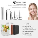 26-Piece Stainless Steel Nail Clipper Set with Travel Case - Image 3