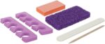 ForPro 5-Piece Individually-Packed Pedicure Set in Purple - Image 2